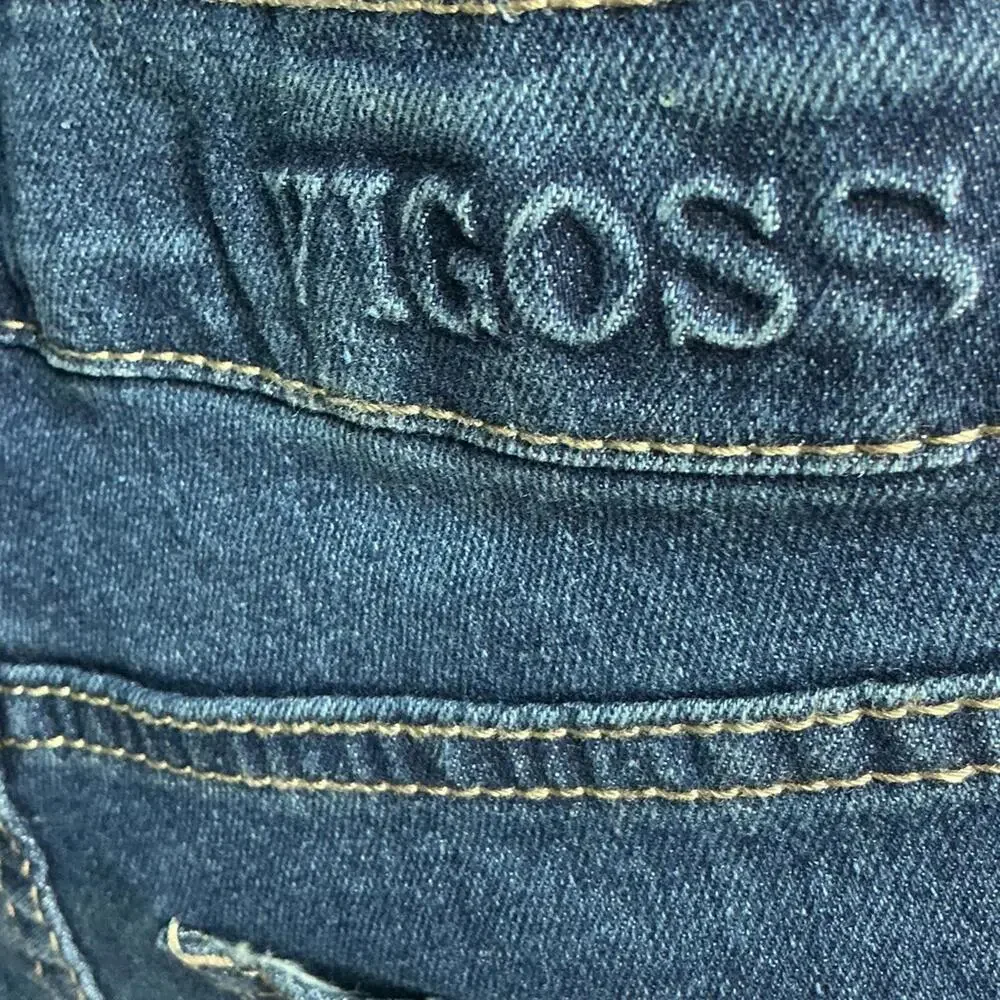 Vigoss Navy Cargo Wide Leg Teenager Girls Jeans Size 8 NWT - Picture 4 of 5